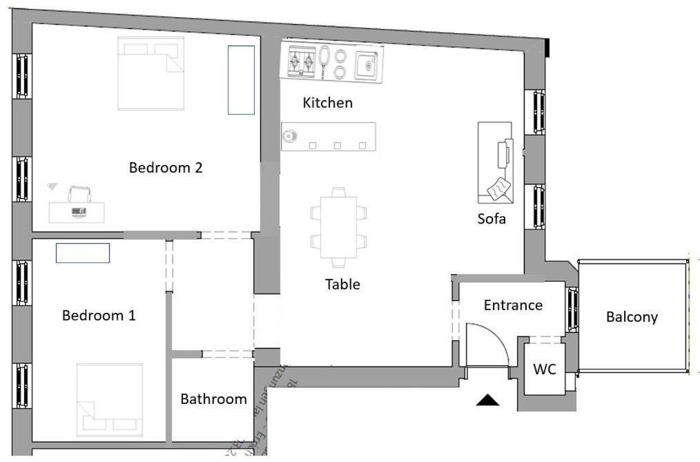 Helle 4 Zimmer Familien-Wohnung Mit Balkon! Schloss Schonbrunn In Gehdistanz Wina Bagian luar foto